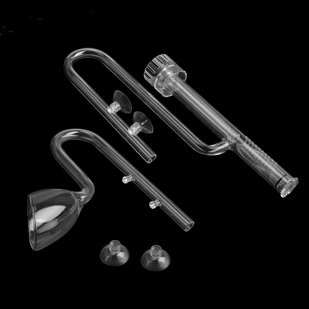 Aquarium Fish Quality - Glass Lily Pipe Skimmer Inflow Outflow