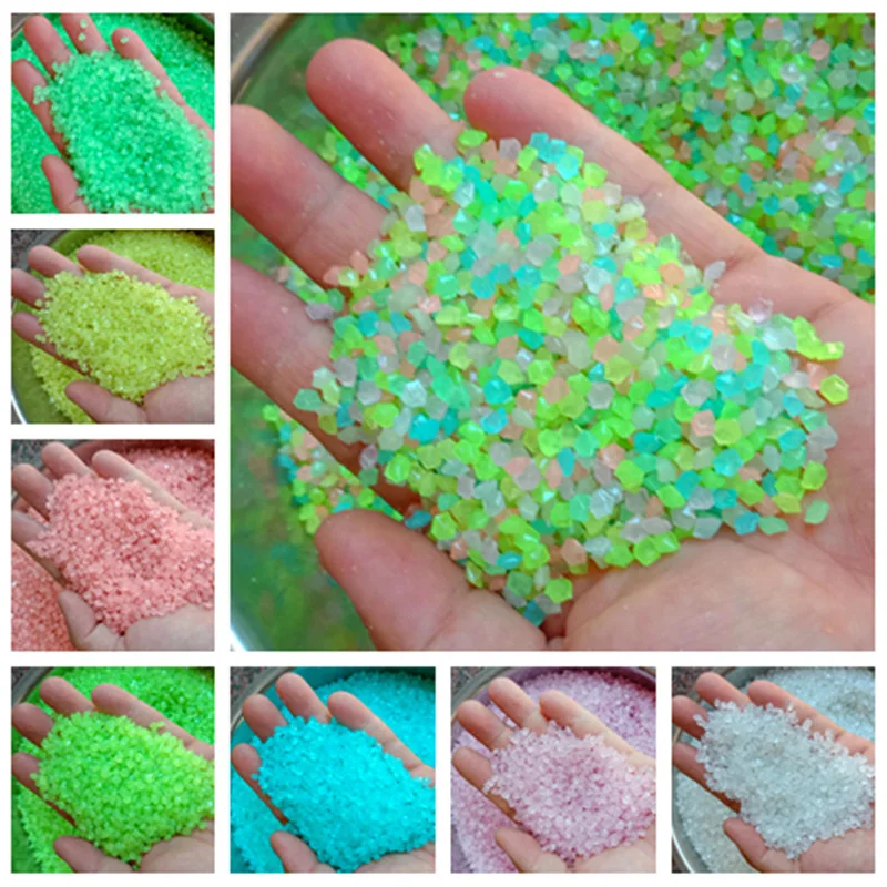 Aquarium Fish That Glow In The Dark - 2000Pcs 3-5mm Luminous Sand Glow In