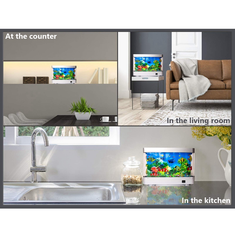 Dynamic Virtual Ocean LED Fish - Aquarium Fish Dolphin ulasan dan harga