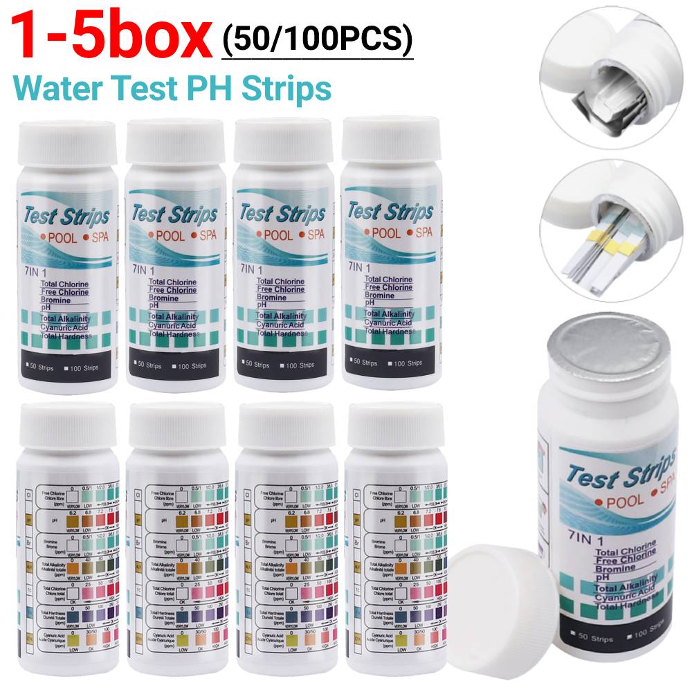 50/100PCS Water Test PH Strips - Aquarium Fish Quality ulasan dan harga