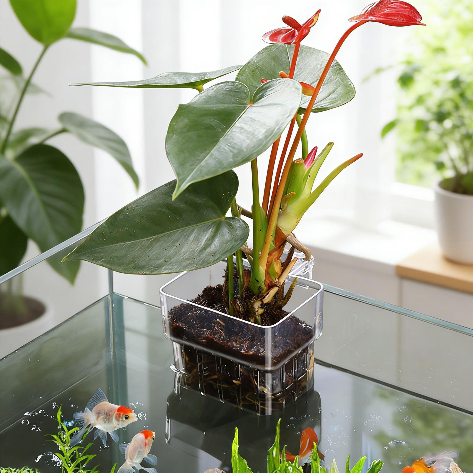Transparent Hangable Aquarium  - Aquarium Fish Names ulasan dan harga