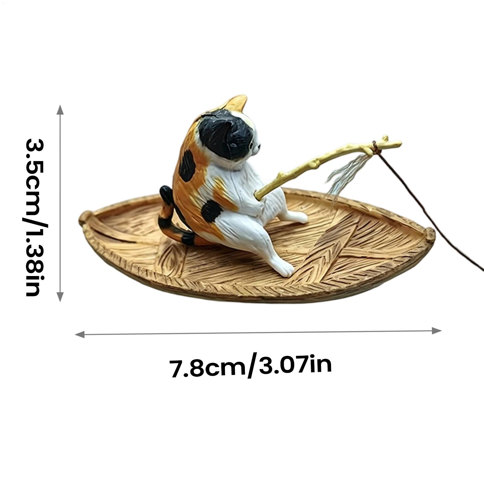 Fish Tank Decor Kitten Fishing - Aquarium Fish Names ulasan dan harga
