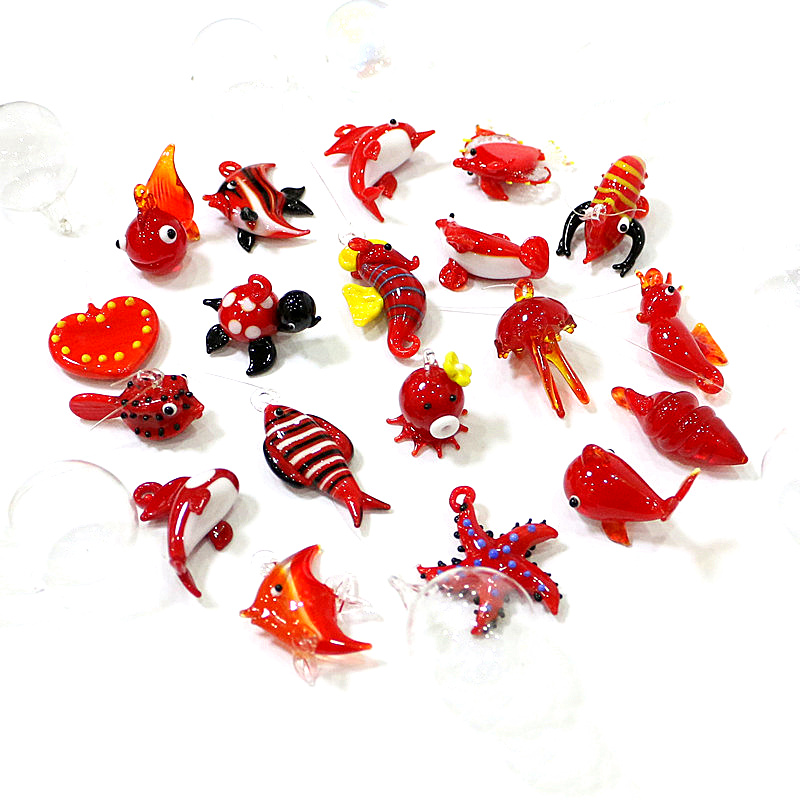 Floating Glass Marine Animal A - Aquarium Fish Dolphin ulasan dan harga