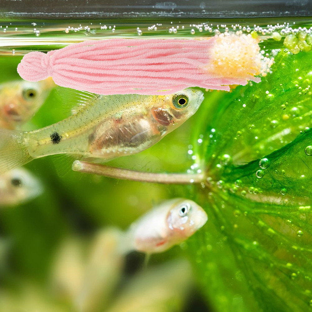 8Pcs Fish Tank Spawning Mops F - Aquarium Fish Hiding Spot ulasan dan harga