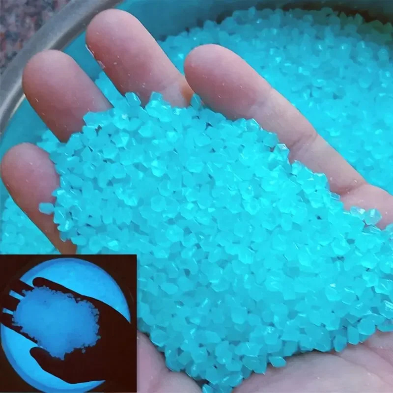 1000pcs 3-5mm Luminous Sand Gl - Aquarium Fish That Glow In The Dark ulasan dan harga