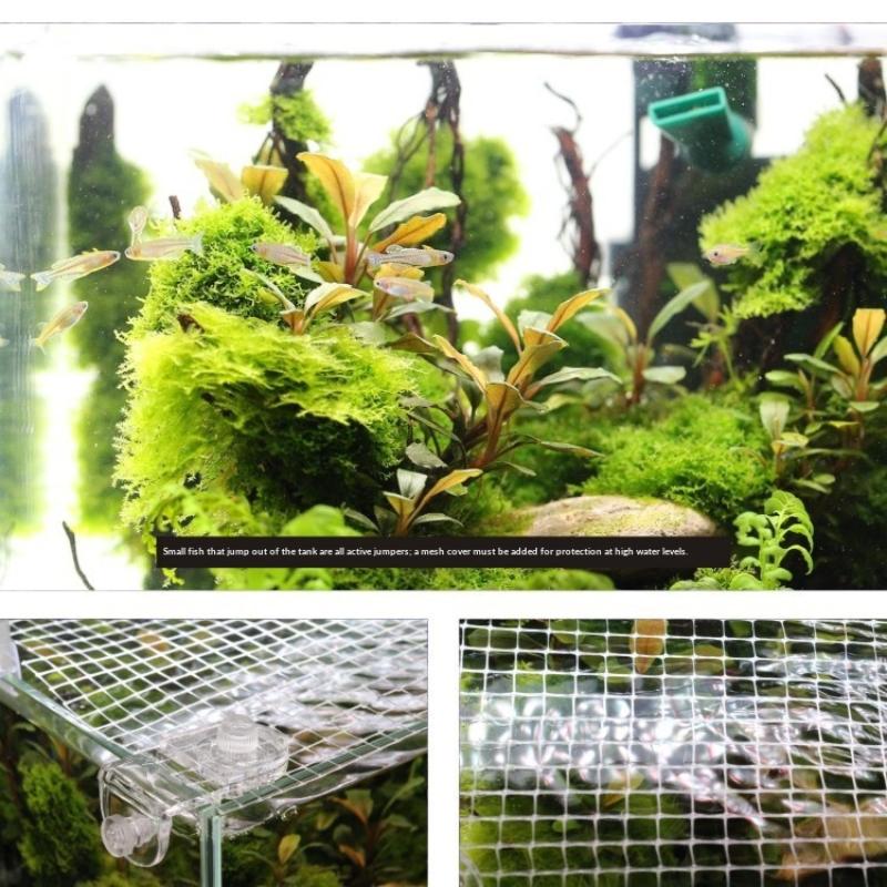 【BA】1Pcs Fish Tank Net Anti Ju - Aquarium Fish Jumping ulasan dan harga