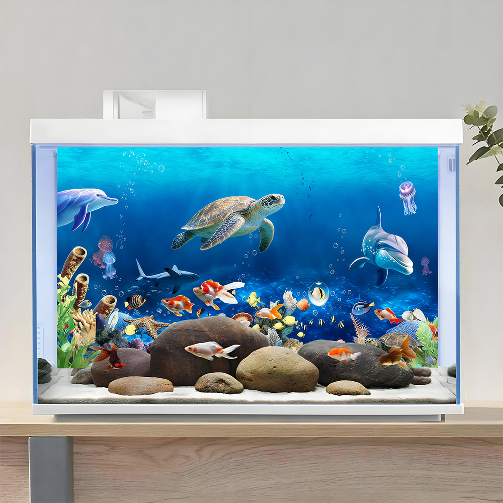 Aquarium Background, Backgroun - Aquarium Fish Dolphin ulasan dan harga