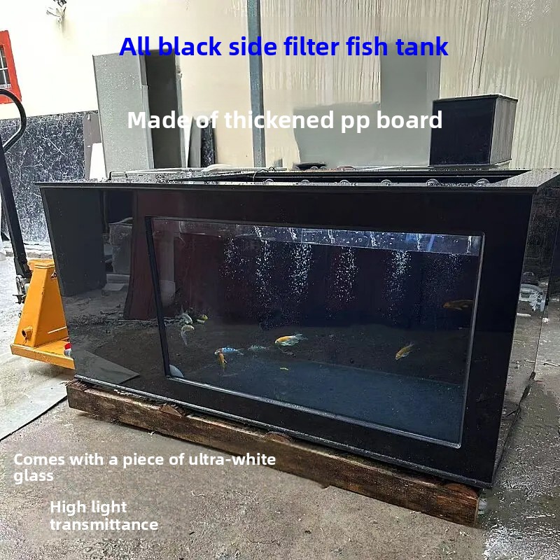XL  Black Side-Filtered Fish T - Xl Aquarium Fish ulasan dan harga