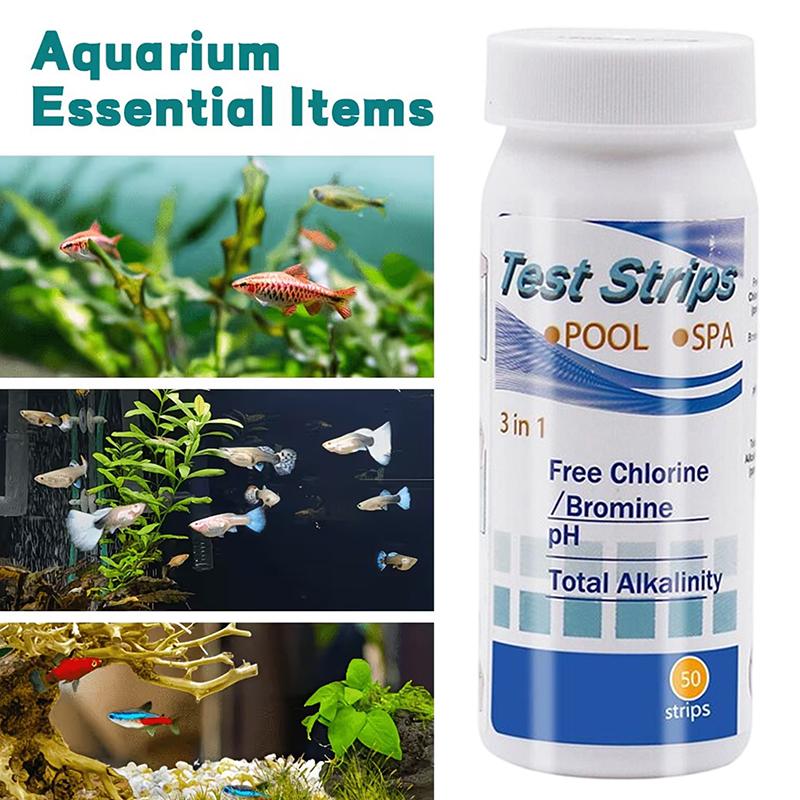 Aquarium Water Test Strips 8 i - Aquarium Fish Quality ulasan dan harga