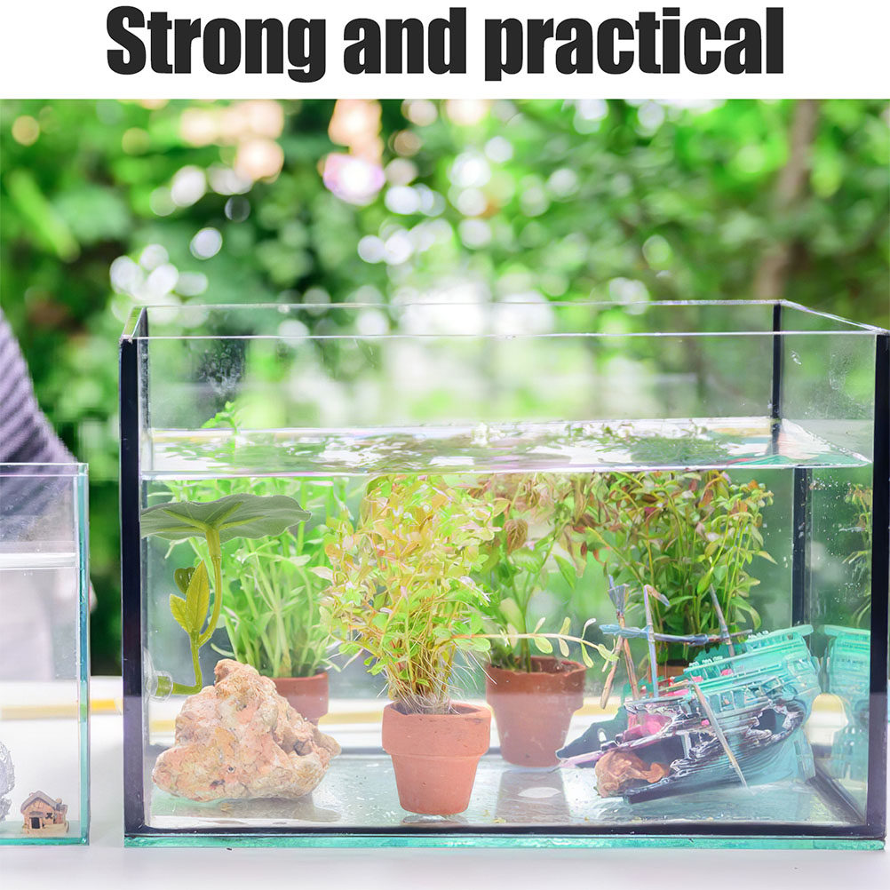 2Pcs Premium Simulation Lotus  - Aquarium Fish Hiding Spot ulasan dan harga