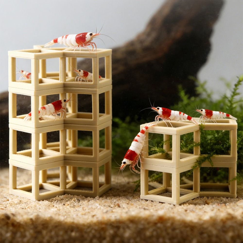 Geometric 3D Printed Aquarium  - Aquarium Fish Hiding Spot ulasan dan harga
