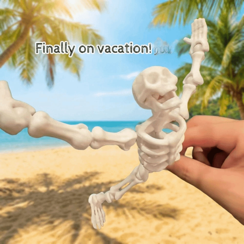 Air Pump Driven Dancing Skelet - Aquarium Fish That Glow In The Dark ulasan dan harga