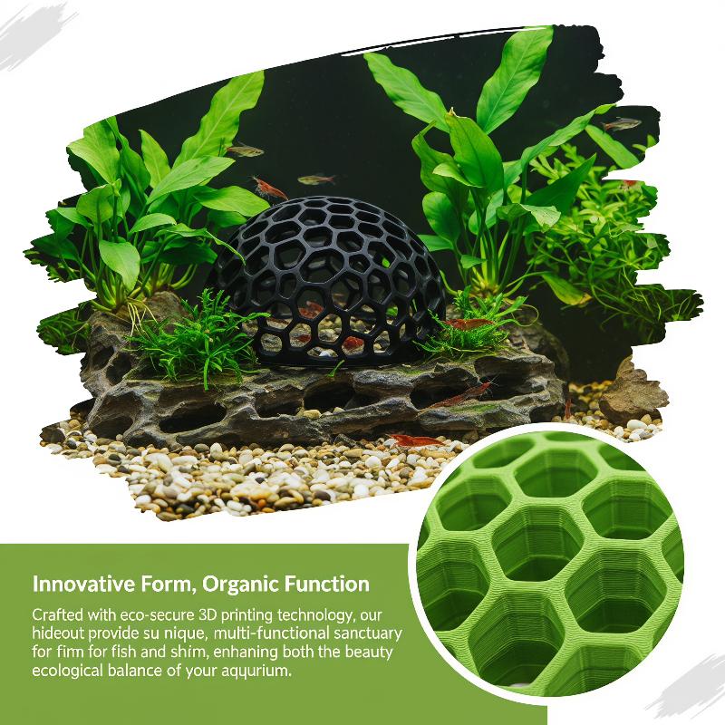 Aquarium shrimp house Cave Min - Aquarium Fish Hiding Spot ulasan dan harga
