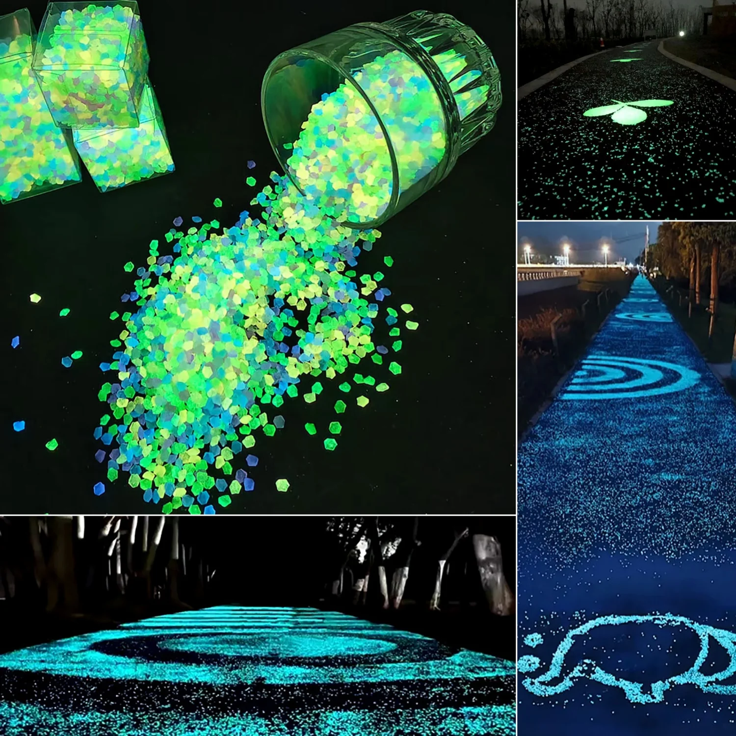 50g/Bag Decor Luminous Sand 3- - Aquarium Fish That Glow In The Dark ulasan dan harga