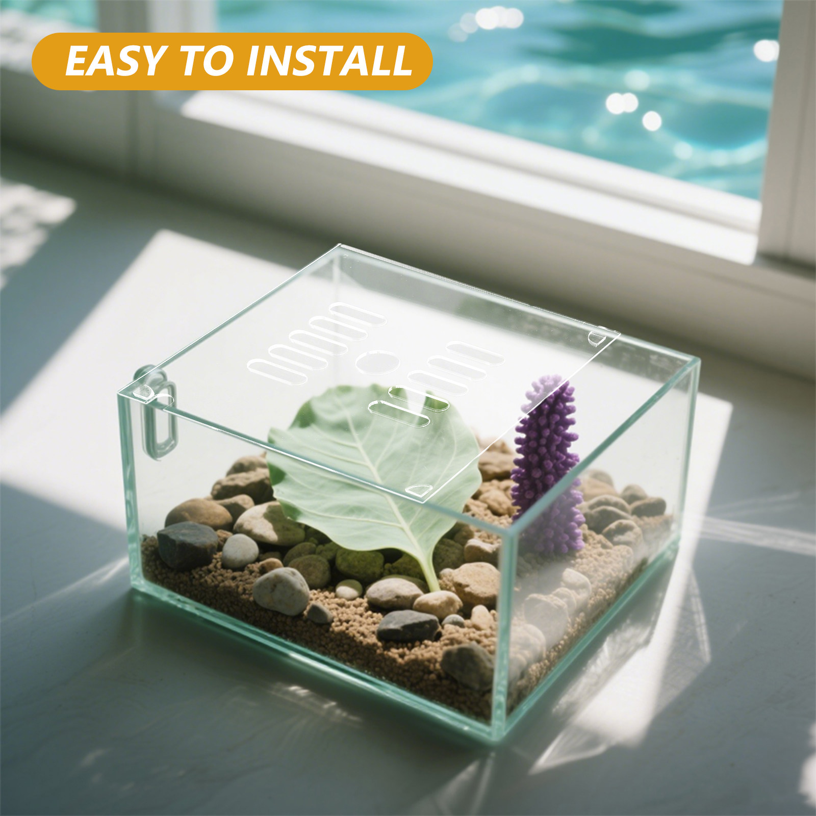 2Pcs Fish Tank Lid Acrylic 15C - Aquarium Fish Jumping ulasan dan harga