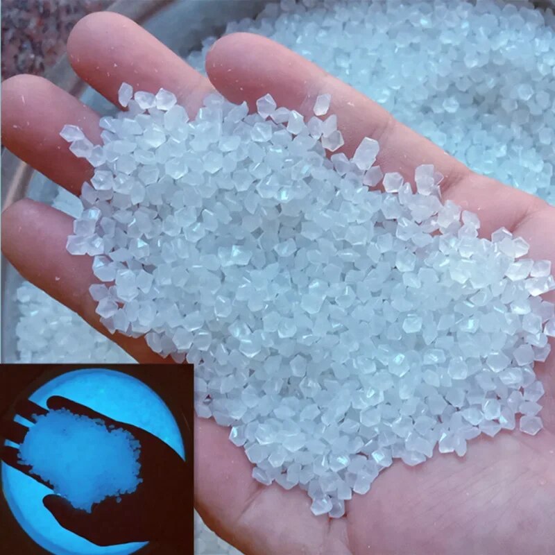 1000pcs 3-5mm Luminous Sand Gl - Aquarium Fish That Glow In The Dark ulasan dan harga