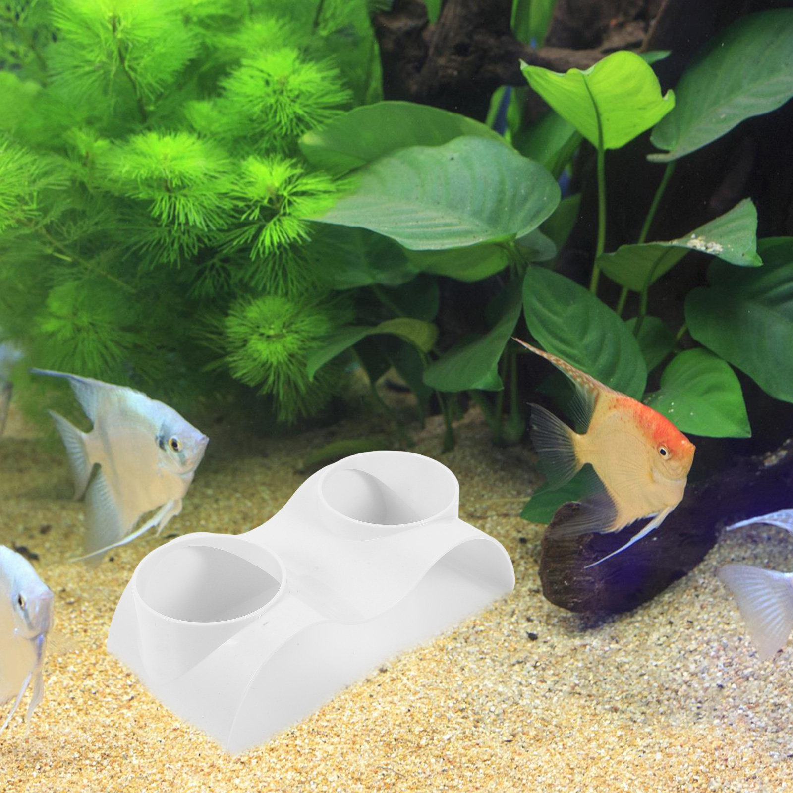 Aquarium Tunnel Cave Decoratio - Aquarium Fish Hiding Spot ulasan dan harga