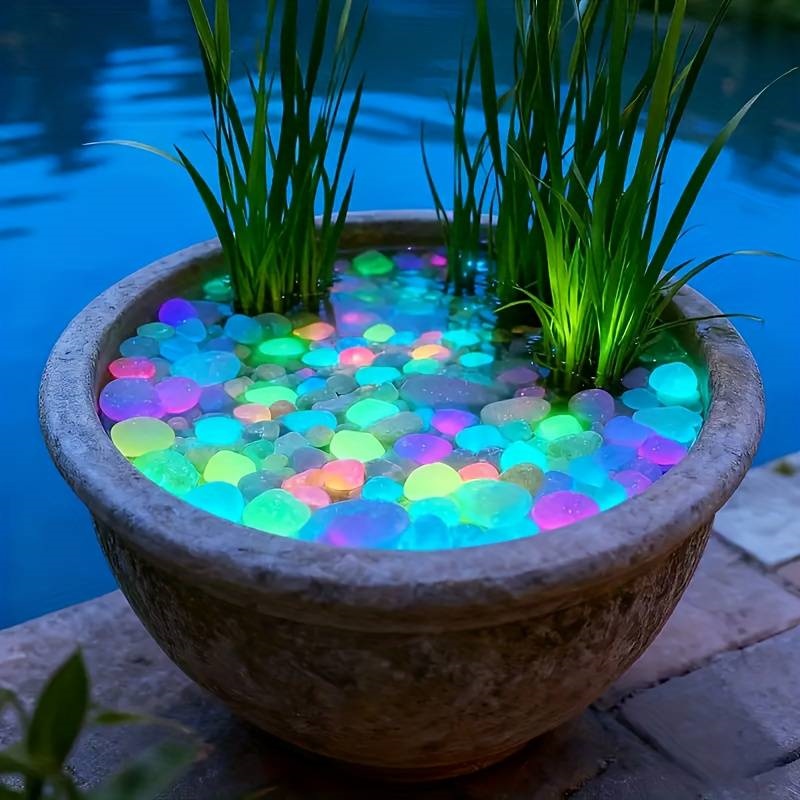 200Pcs Glow in the Dark Garden - Aquarium Fish That Glow In The Dark ulasan dan harga