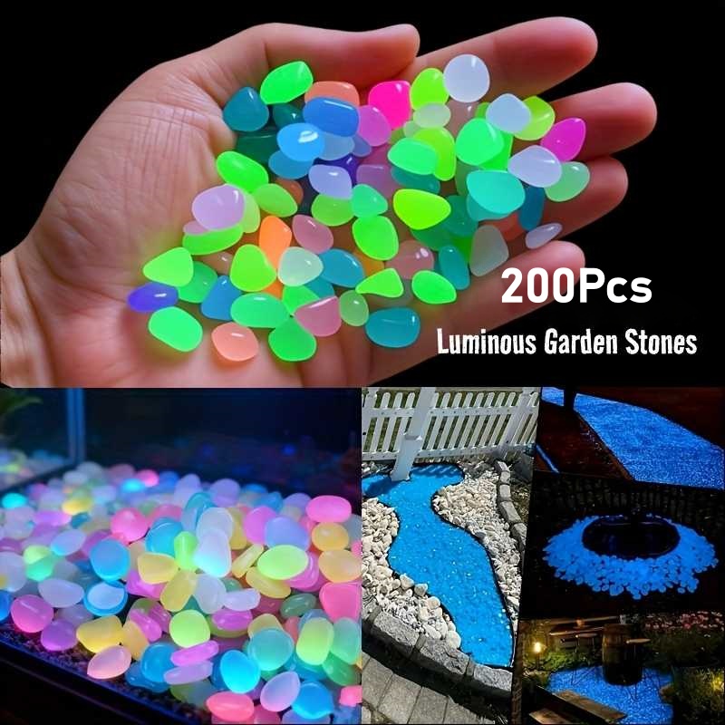 200Pcs Glow in the Dark Garden - Aquarium Fish That Glow In The Dark ulasan dan harga