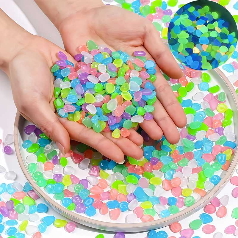 200Pcs Glow in the Dark Garden - Aquarium Fish That Glow In The Dark ulasan dan harga