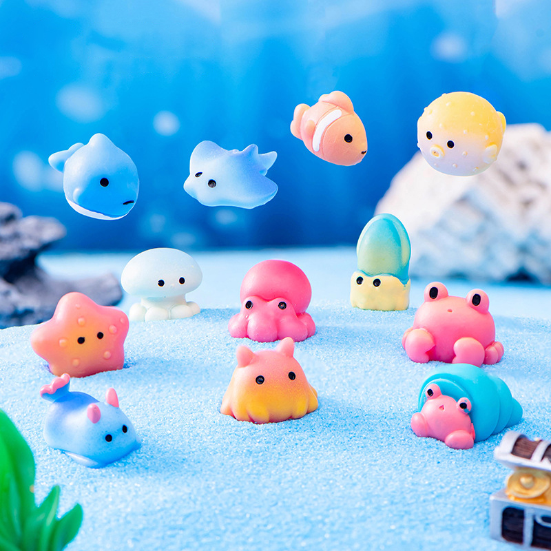 Creative Resin Ocean Animals D - Aquarium Fish Dolphin ulasan dan harga