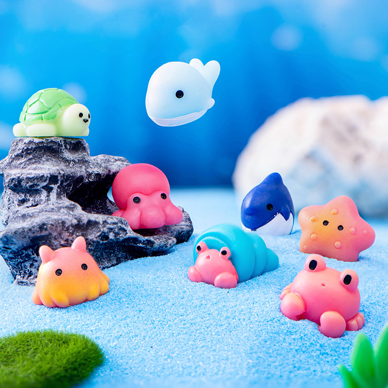 Creative Resin Ocean Animals D - Aquarium Fish Dolphin ulasan dan harga