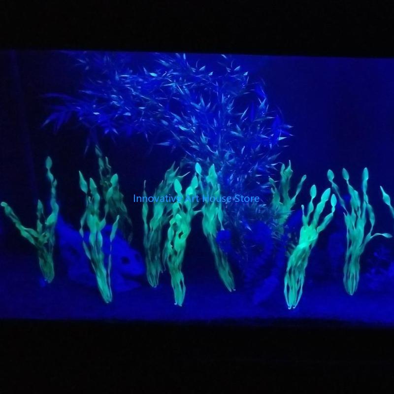 E1PC 10x Artificial Green Aqua - Aquarium Fish Hiding Spot ulasan dan harga