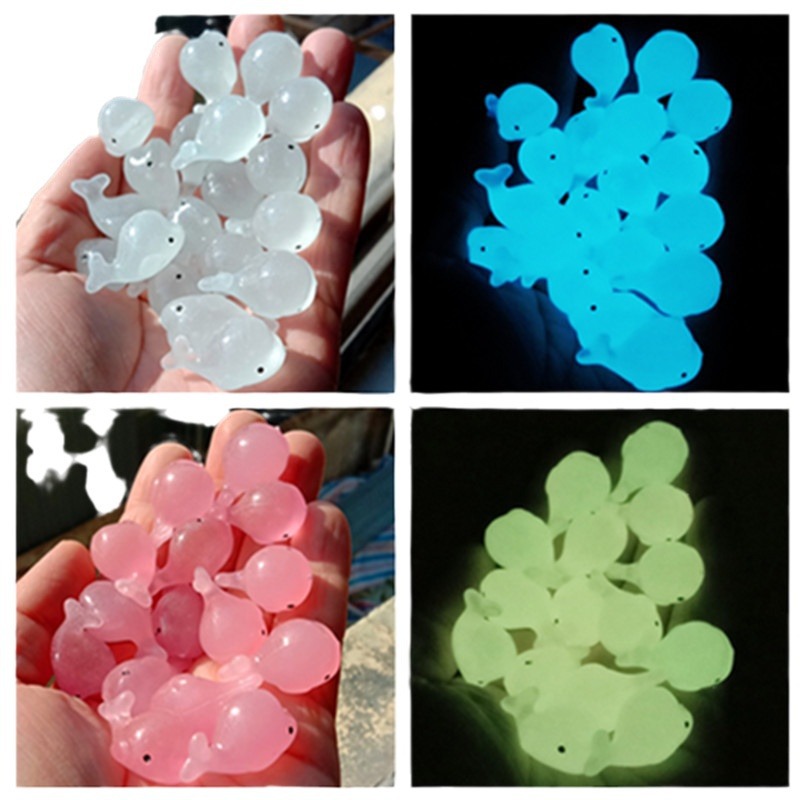 20pcs Luminous Whale Stones Re - Aquarium Fish Dolphin ulasan dan harga
