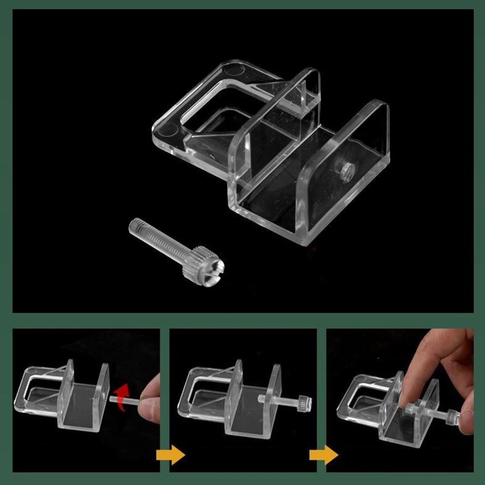 Aquarium Cover Clamp Acrylic F - Aquarium Fish Jumping ulasan dan harga