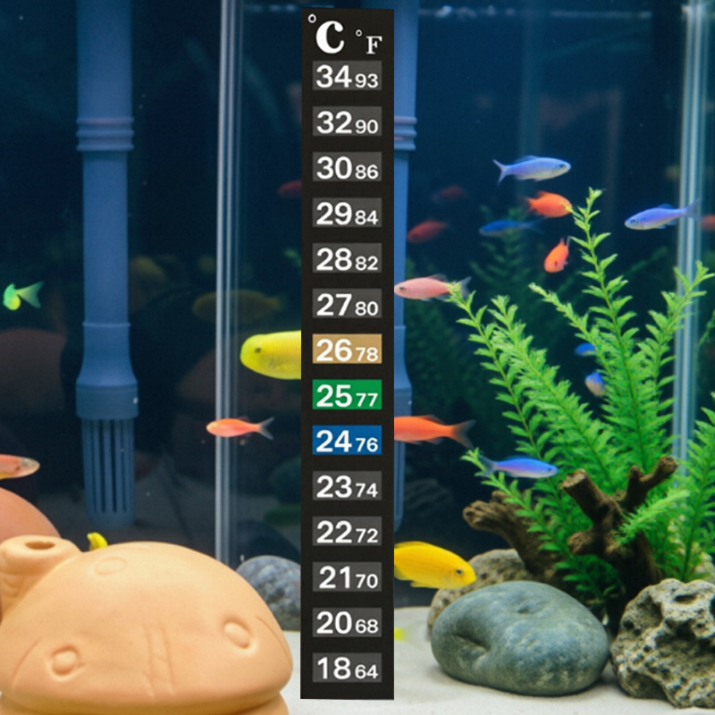 1/5 PCS High-Precision Thermom - Aquarium Fish Colorful ulasan dan harga