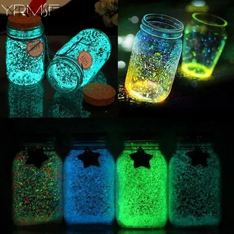 1000pcs 3-5mm Luminous Sand Gl - Aquarium Fish That Glow In The Dark ulasan dan harga