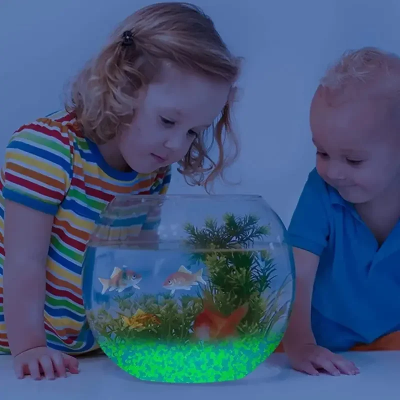 1000pcs 3-5mm Luminous Sand Gl - Aquarium Fish That Glow In The Dark ulasan dan harga