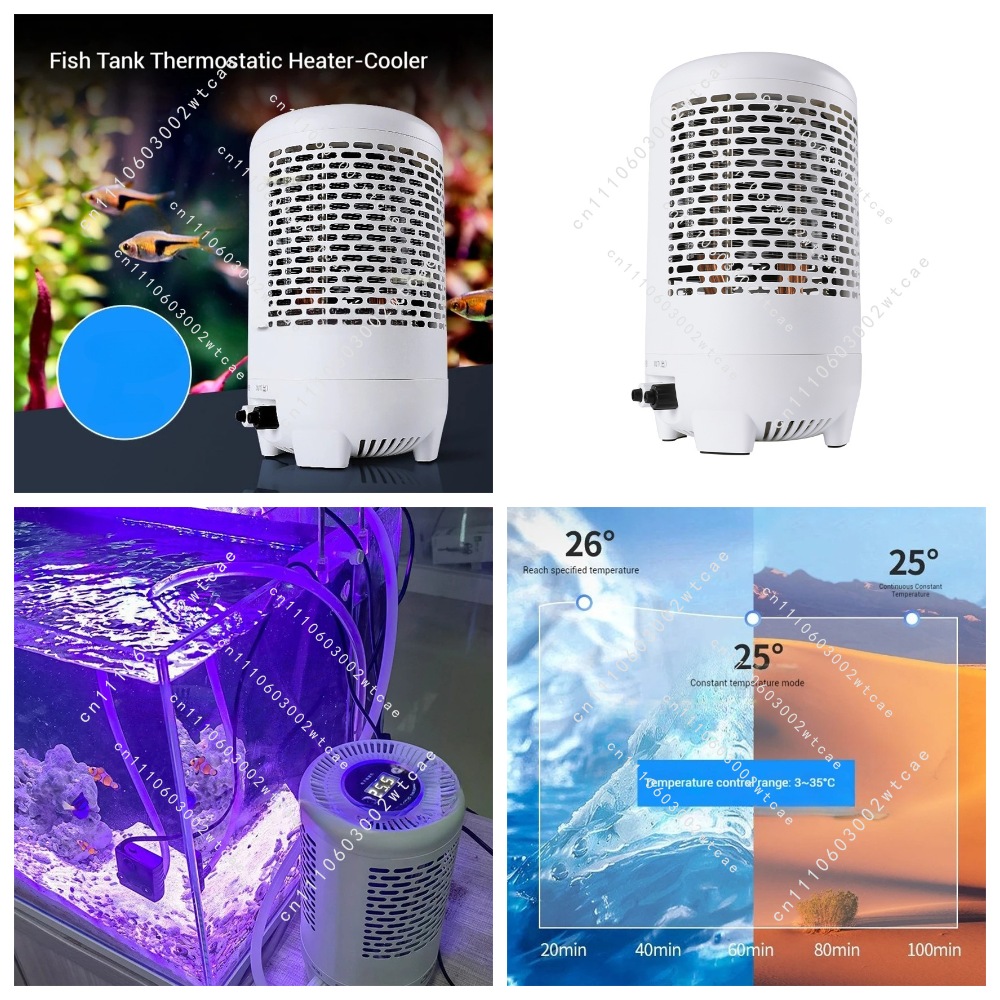 Fish Tank Cooler with Temperat - Aquarium Fish Bowl ulasan dan harga