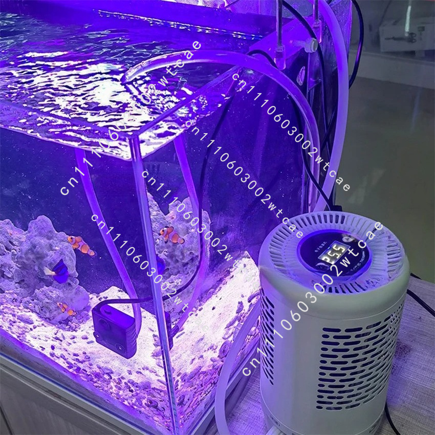 Fish Tank Cooler with Temperat - Aquarium Fish Bowl ulasan dan harga