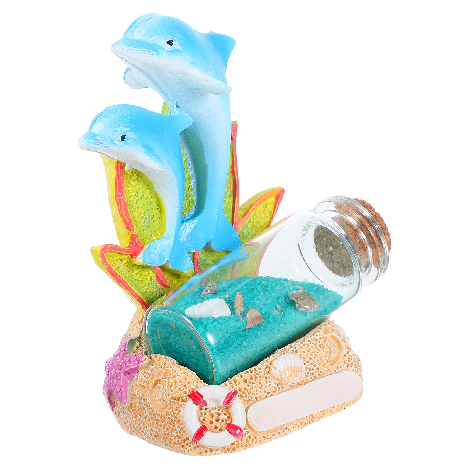 Dolphin Resin Sculpture Drift  - Aquarium Fish Dolphin ulasan dan harga