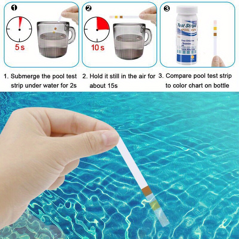 Chlorine PH Test Strips SPA Sw - Aquarium Fish Bowl ulasan dan harga