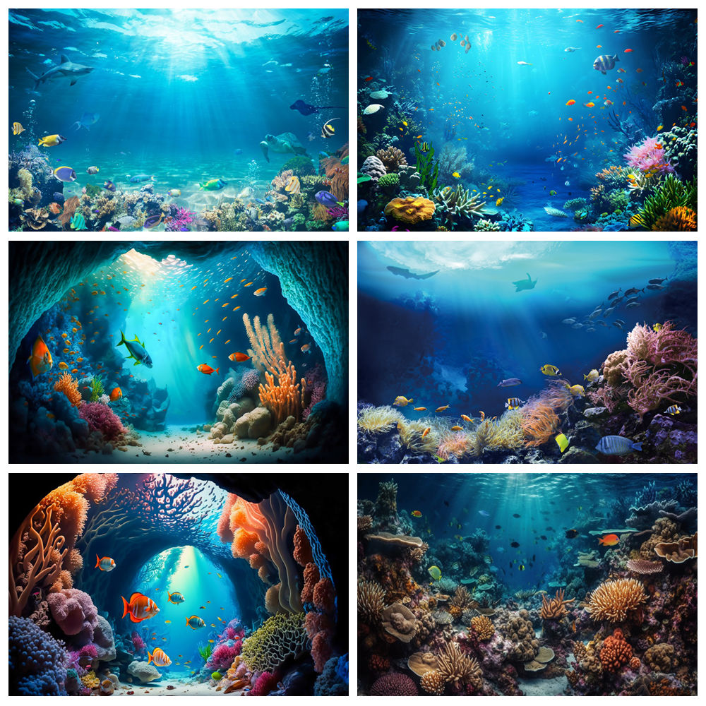 Underwater Ocean World Photogr - Aquarium Fish Dolphin ulasan dan harga