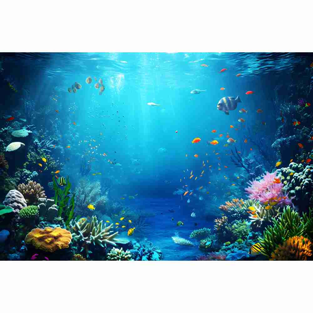 Underwater Ocean World Photogr - Aquarium Fish Dolphin ulasan dan harga