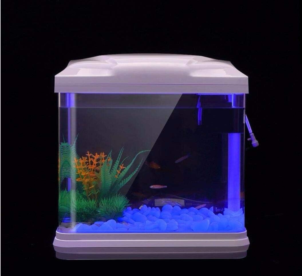 Fish Tank Rocks Glow Blue Pebb - Aquarium Fish Bowl ulasan dan harga