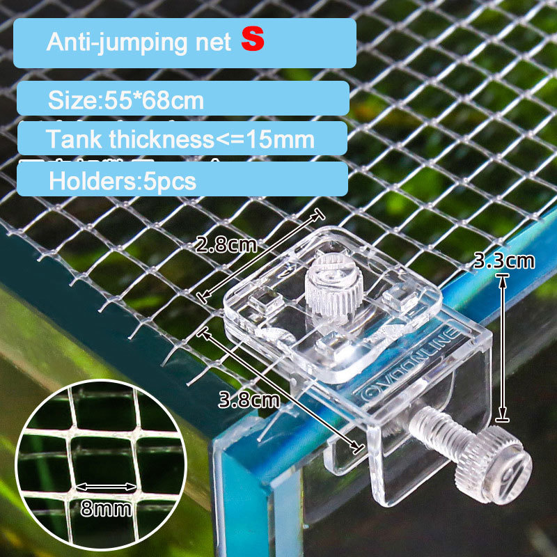 Anti Jump Net Fresh Seawater F - Aquarium Fish Jumping ulasan dan harga