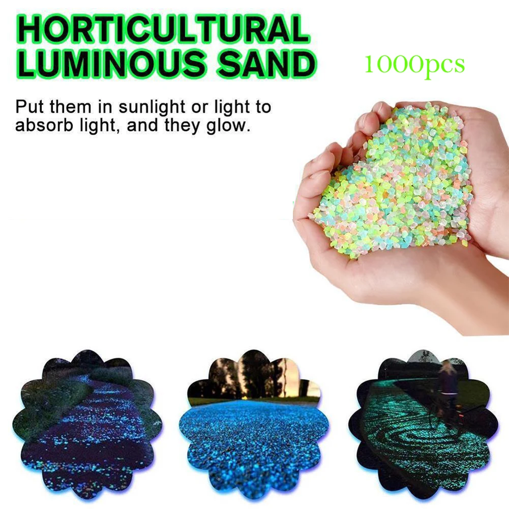 2000Pcs 3-5mm Luminous Sand Gl - Aquarium Fish That Glow In The Dark ulasan dan harga