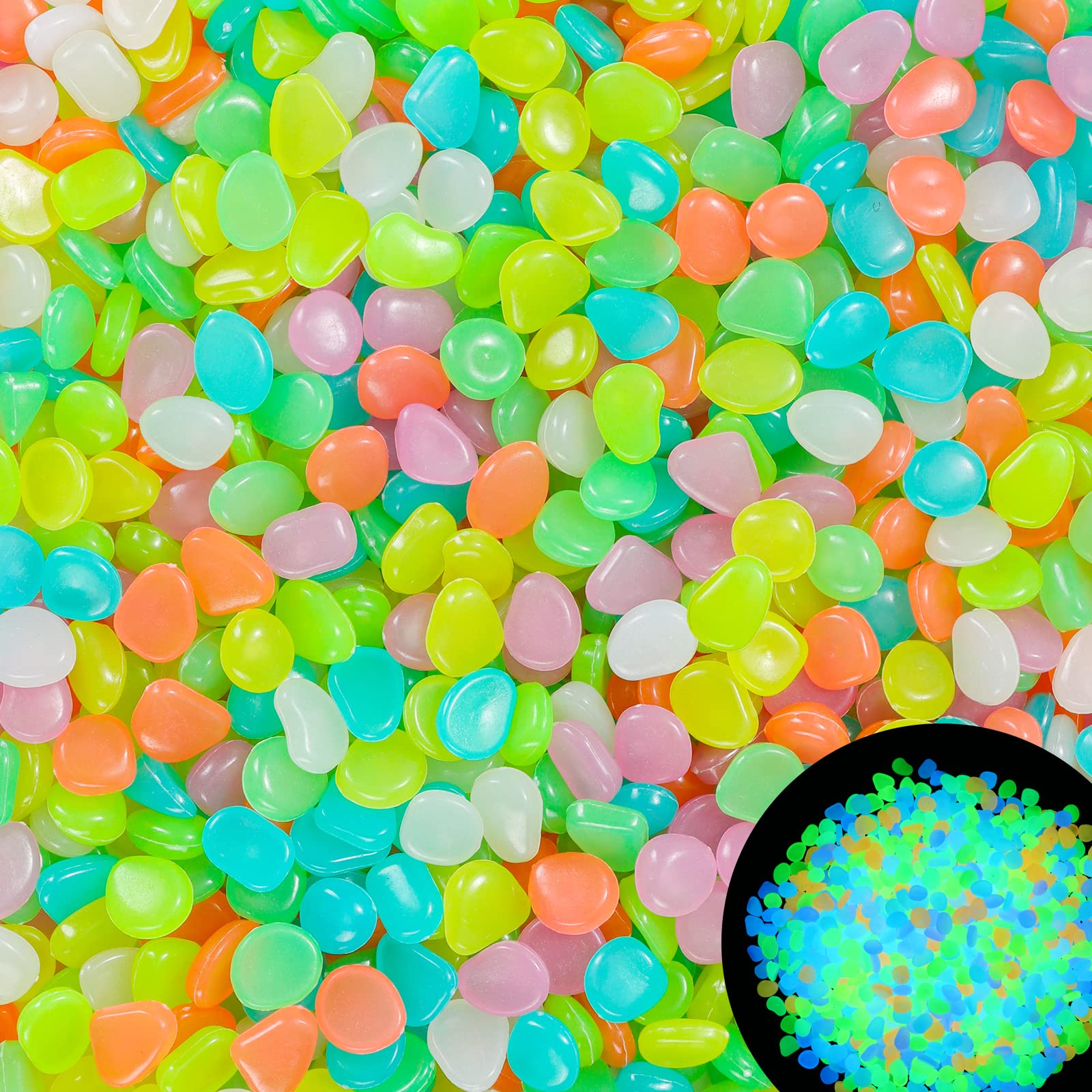 100Pcs Glow in the Dark Garden - Aquarium Fish That Glow In The Dark ulasan dan harga
