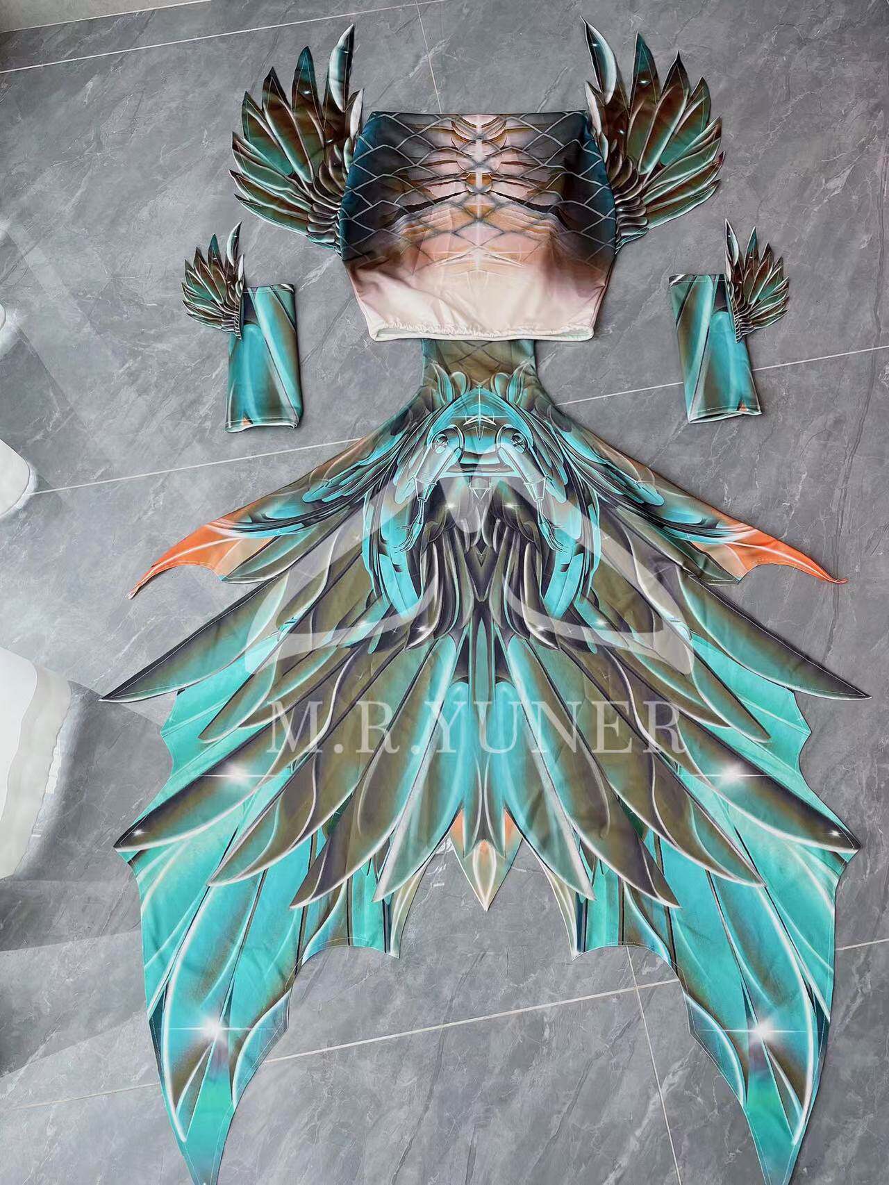 Original Mermaid Big Fish Tail - Aquarium Fish Usa ulasan dan harga