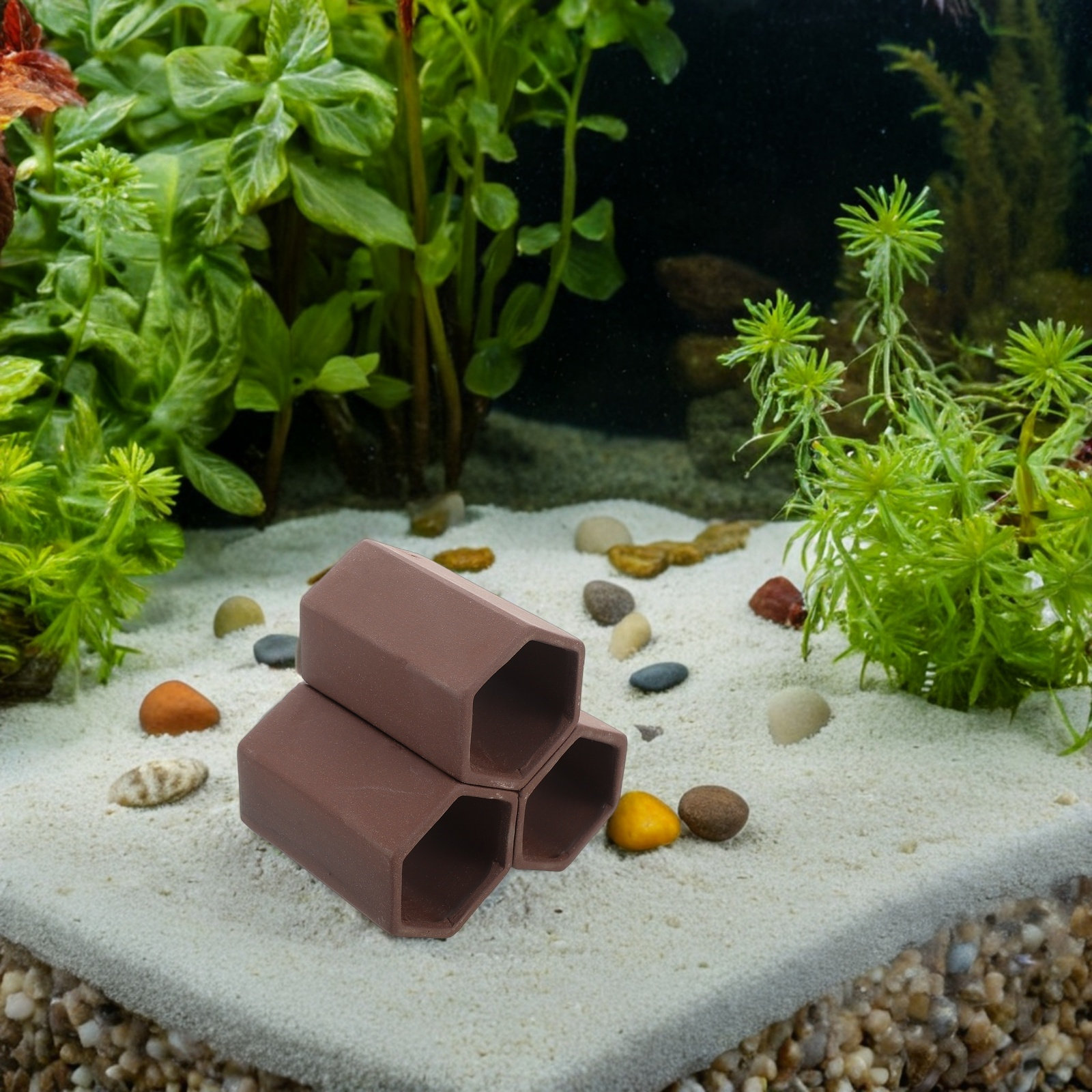Pottery Aquarium Shrimp Hideou - Aquarium Fish Hiding Spot ulasan dan harga