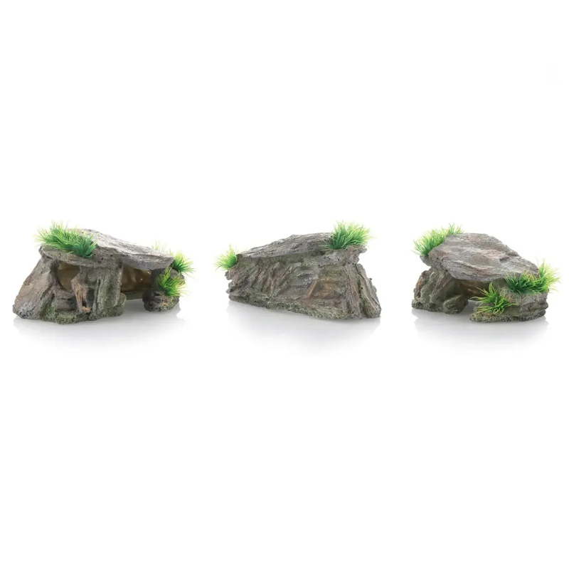 Reptile Rock Hide Cave Natural - Aquarium Fish Hideout ulasan dan harga