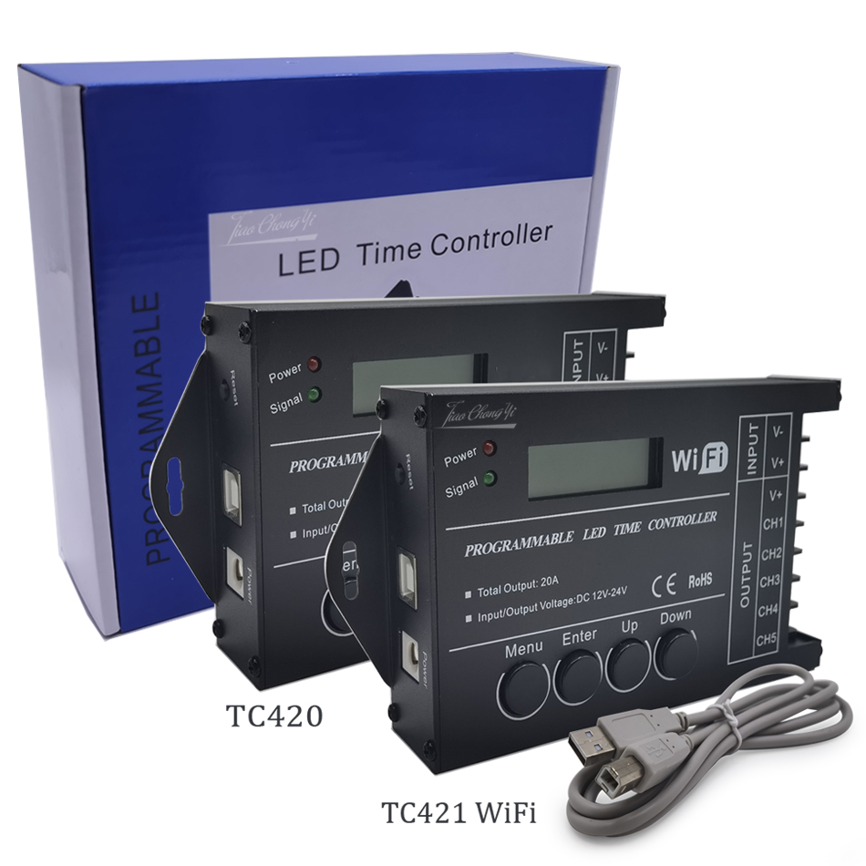 TC420 TC421 WIFI Time Programm - Aquarium Fish Common ulasan dan harga